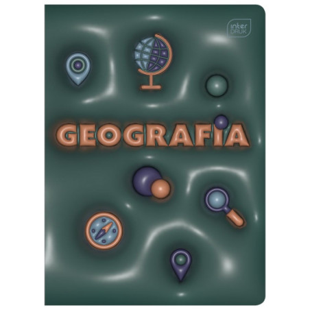 Zeszyt A5/60 kr Geografia Hybrid + pigułka wiedzy Interdruk