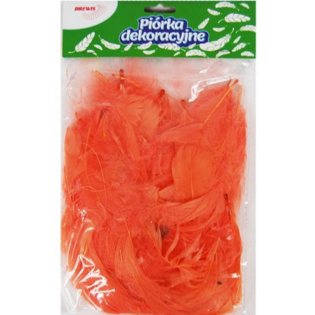 Piórka 7g (5-12cm) P7-7 Pomarańczowe Brewis Piórka 7g (5-12cm) P7-7 Pomarańczowe Brewis