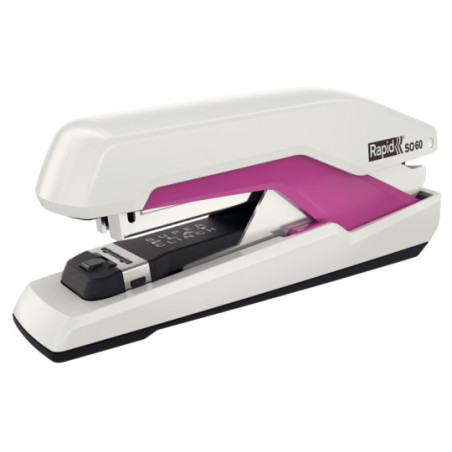 Zszywacz Rapid Supreme Omnipress SO60 biało-różowy Zszywacz Rapid Supreme Omnipress SO60 biało-różowy