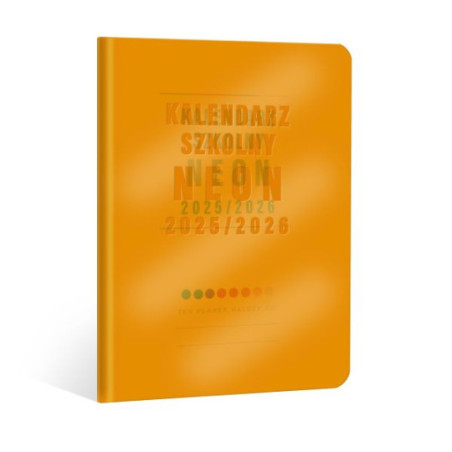 Kalendarz szkolny Neon CSNN260001 Kalpol Kalendarz szkolny Neon CSNN260001 Kalpol