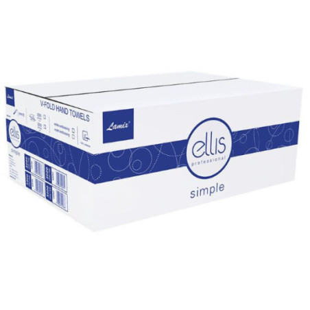 Ręcznik papierowy ZZ Ellis Simple biały 2w 3000 celuloza 2837 Ręcznik papierowy ZZ Ellis Simple biały 2w 3000 celuloza 2837