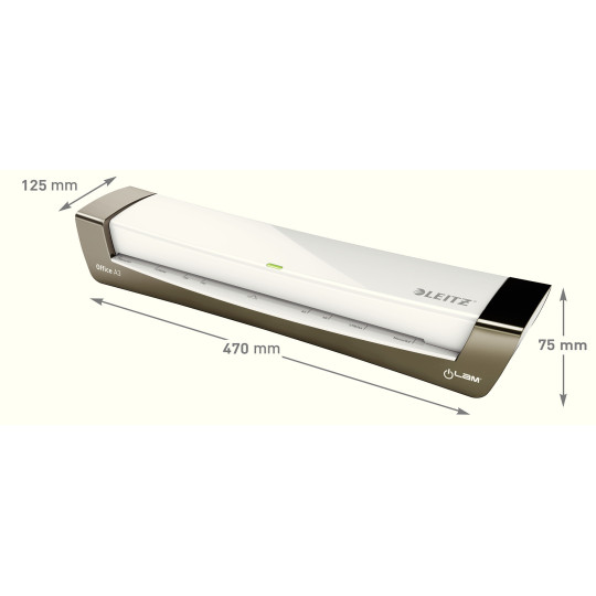 Laminator A3 Leitz iLAM Office srebrny