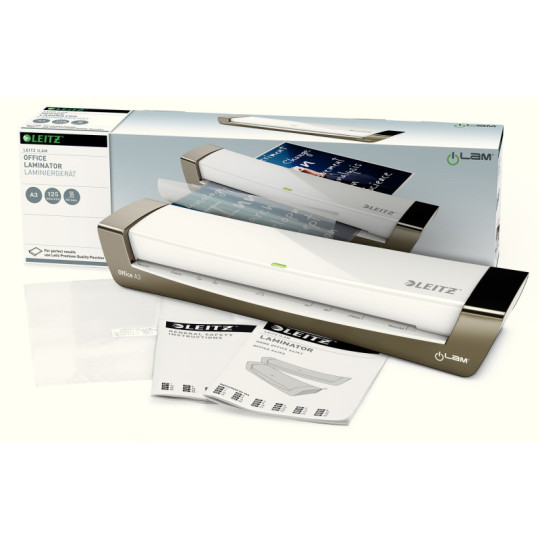 Laminator A3 Leitz iLAM Office srebrny
