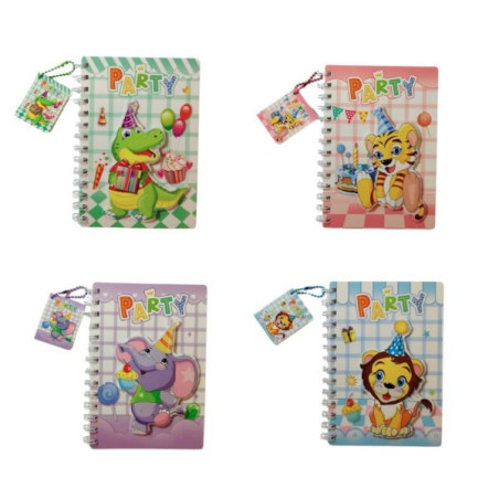Notes na spirali A5 A-650 Party Zwierzaki KTW 903310 Notes na spirali A5 A-650 Party Zwierzaki KTW 903310