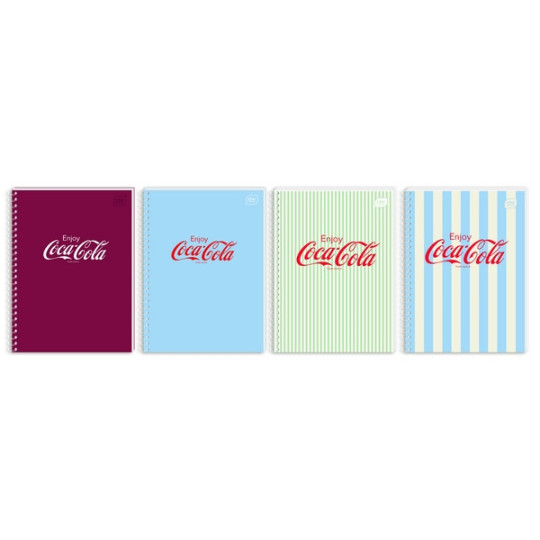 Kołozeszyt A6/80k. KR Soft Touch Coca Cola Interdruk