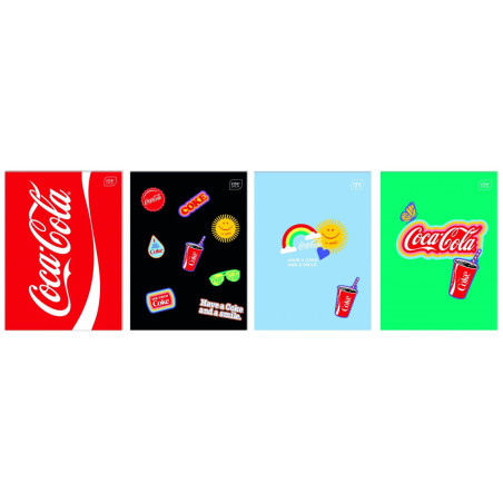 Zeszyt do słówek A6/32k. Mat+UV Coca Cola Interdruk Zeszyt do słówek A6/32k. Mat+UV Coca Cola Interdruk