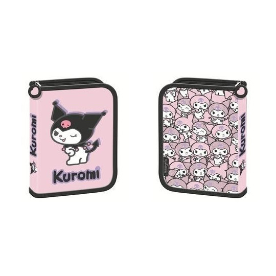 Piórnik dwuklapkowy bez wyposażenia Kuromi Pink Majewski Piórnik dwuklapkowy bez wyposażenia Kuromi Pink Majewski