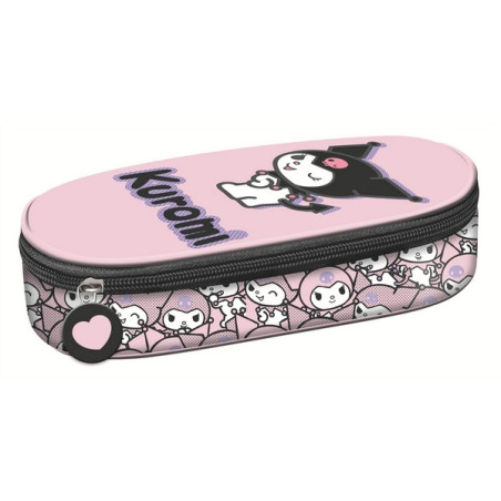 Piórnik saszetka usztywniona z wew. klapką PLC-01 Kuromi Pink Majewski