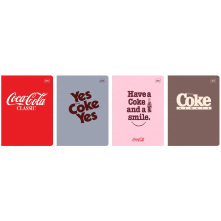 Zeszyt A5/60K linia M Hybrid Coca Cola 70g Interdruk Zeszyt A5/60K linia M Hybrid Coca Cola 70g Interdruk