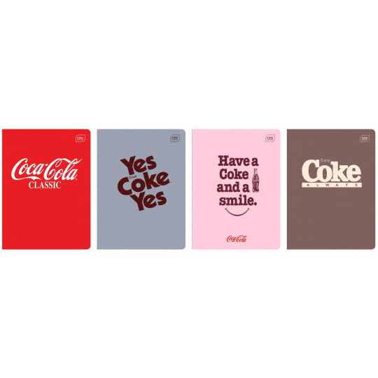 Zeszyt A5/60K linia M Hybrid Coca Cola 70g Interdruk