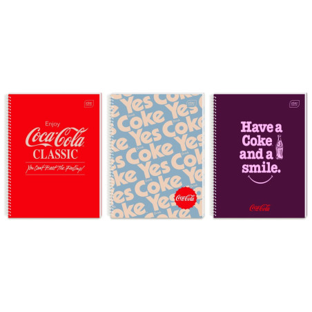 Kołozeszyt A4/100k. KR Hybrid Coca Cola Interdruk Kołozeszyt A4/100k. KR Hybrid Coca Cola Interdruk