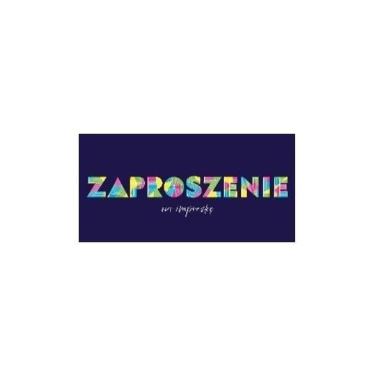 Zaproszenie Napis neon 5szt Henry