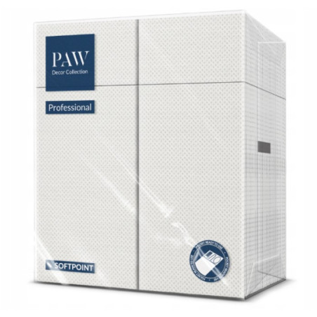 Serwetki 32 cmx38 cm Pocket na sztućce Softpoint białe PAW Serwetki 32 cmx38 cm Pocket na sztućce Softpoint białe PAW