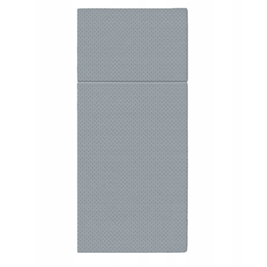 Serwetki 32cmx38cm Pocket na sztućce Softpoint szare PAW