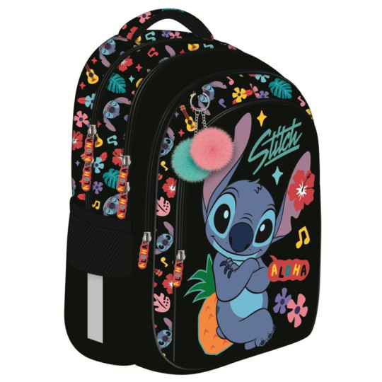 Plecak 4-komorowy BPL-58 Stitch Balck Aloha mkmp Majewski