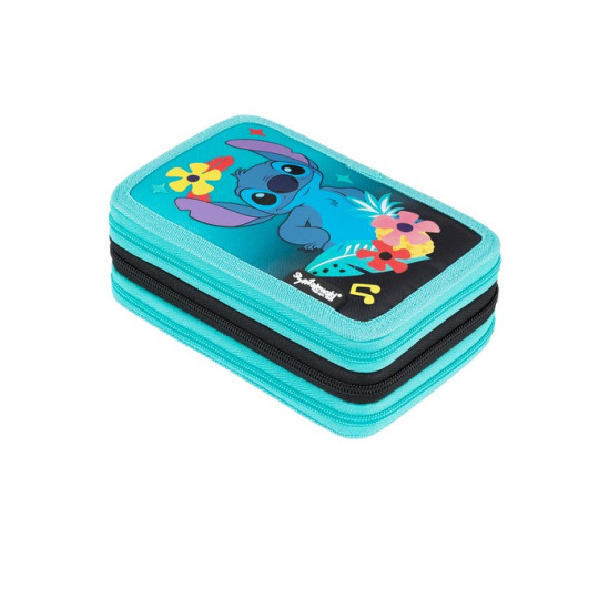 Piórnik potrójny z wyposażeniem STITCH Mint Aloha Majewski Piórnik potrójny z wyposażeniem STITCH Mint Aloha Majewski