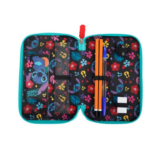 Piórnik potrójny z wyposażeniem STITCH Mint Aloha Majewski Piórnik potrójny z wyposażeniem STITCH Mint Aloha Majewski