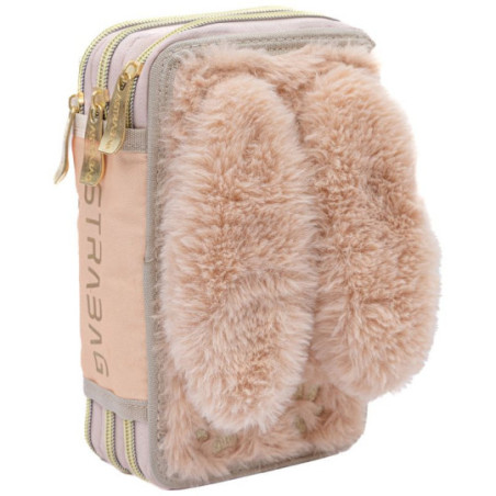 Piórnik Jumbo potrójny z wyposażeniem Astrabag FLUFFY BUNNY Astra Piórnik Jumbo potrójny z wyposażeniem Astrabag FLUFFY BUNNY Astra