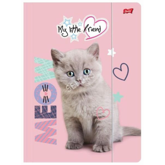 Teczka z gumką A4 300g/m2 My Little Friend Fluffy Kitty mkmp Majewski 688461