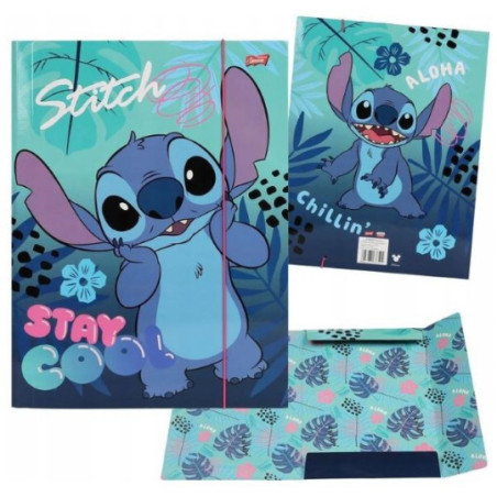 Teczka z gumką A4 STITCH Stay Cool Majewski