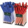 Ołówek Jumbo Grip B 1szt  niebieski/czerwony/zielony