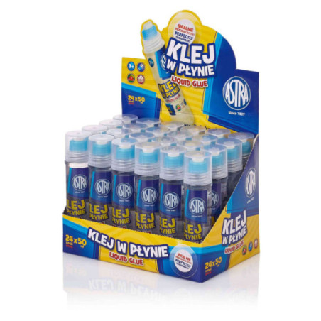 Klej w płynie bezbarwny 50ml Astra 401117001